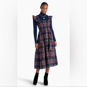 Hill House Home - The Ellie Nap Dress - Navy Tartan - Navy Tartan / 2XL (plus)